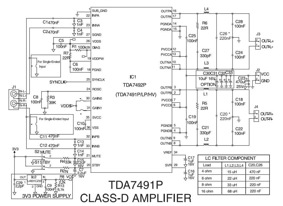 Schematic - STMicroelectronics STEVAL-CCA042V1 Demonstration Board